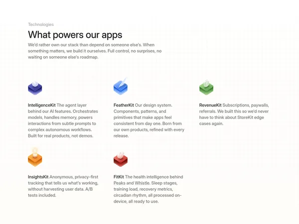 Vogelhaus: App Design & Development Studio - Landing design inspiration