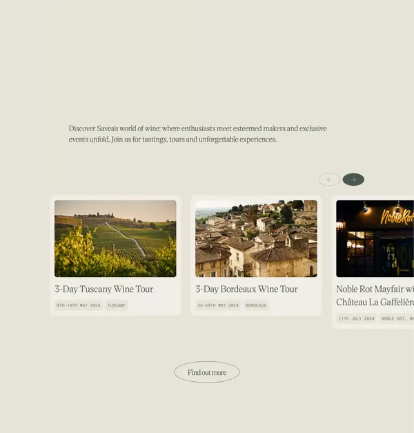 Revolutionising fine wine investment - Landing design inspiration