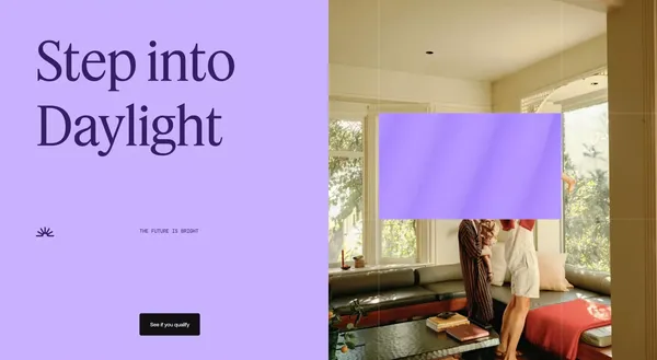 Daylight - Landing design inspiration