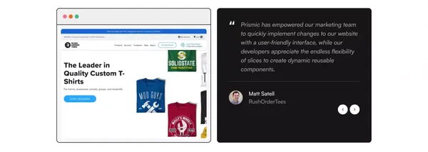 Prismic: Headless Website Builder - Launch and Iterate Faster - Landing design inspiration