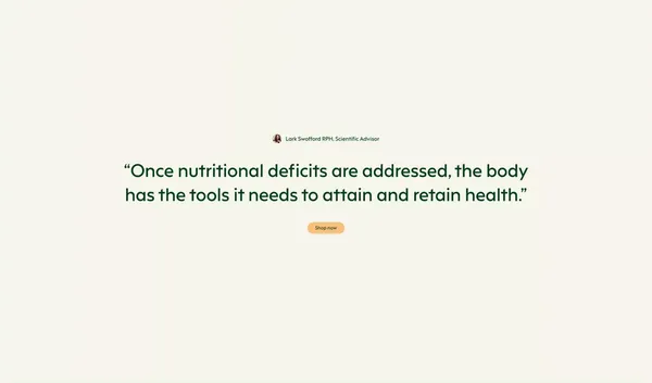 Milamend | Hormone Care Made Simple - Landing design inspiration