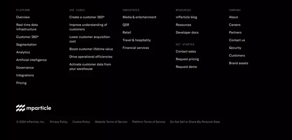Customer Data Platform - Landing design inspiration