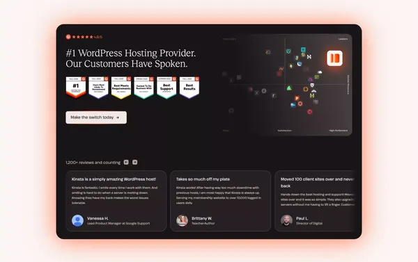 Kinsta® - Hosting for WordPress | Black Friday sale is on! - Landing design inspiration