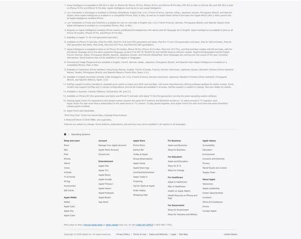 OS - Top OS Features - Apple - Landing design inspiration