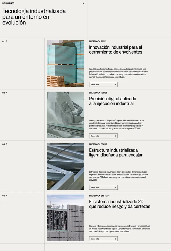 Enerblock | Next-Gen Buildings - Landing design inspiration