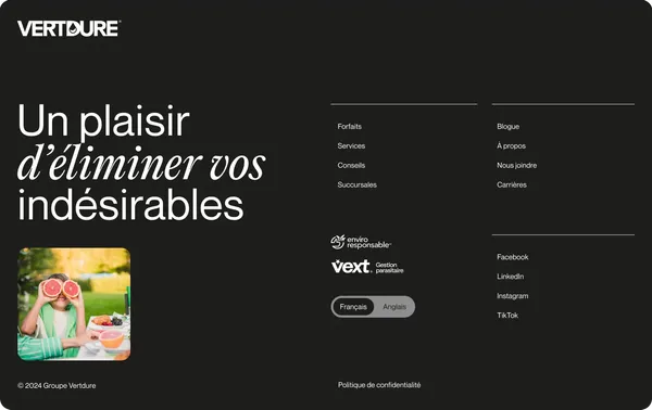 Vertdure, Quebec's #1 Lawn Care Company - Landing design inspiration