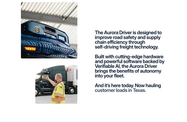 Aurora - Landing design inspiration
