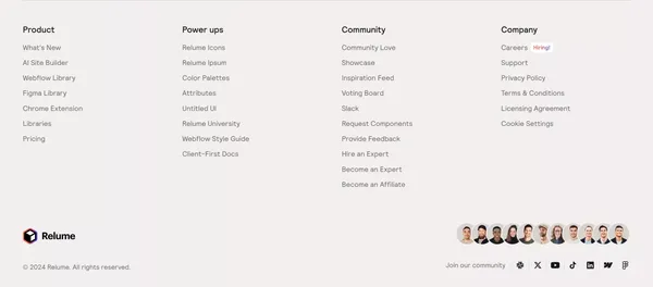 Relume — Websites designed & built faster with AI | AI website builder - Landing design inspiration