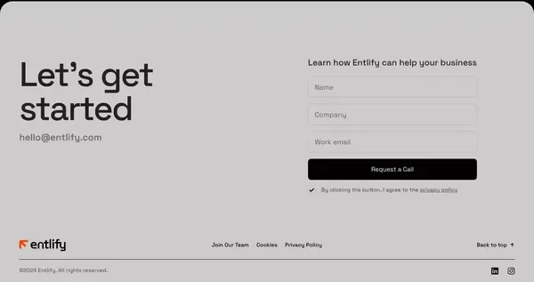 Entlify - Digital Marketing & Web Dev - Landing design inspiration