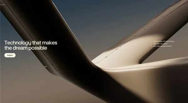 Joby Aviation | Electric Air Taxi for Zero-Emission Travel | Joby Aviation - Landing design inspiration