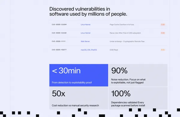 Bynario - Autonomous Vulnerability Detection & Remediation - Landing design inspiration