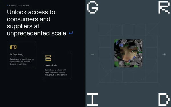 The Grid - Landing design inspiration