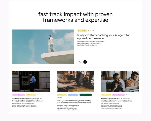 Ada CX - Landing design inspiration