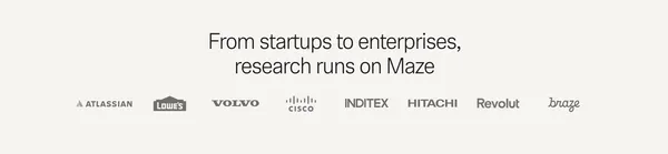 Maze | User Research and Testing Platform - Landing design inspiration