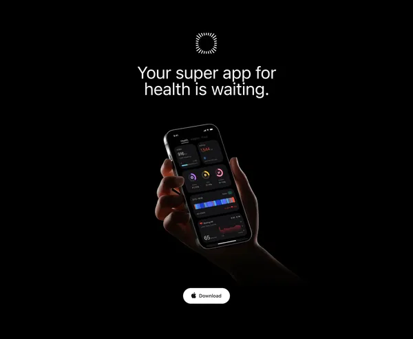 Bright OS | Your Super App for Health - Landing design inspiration