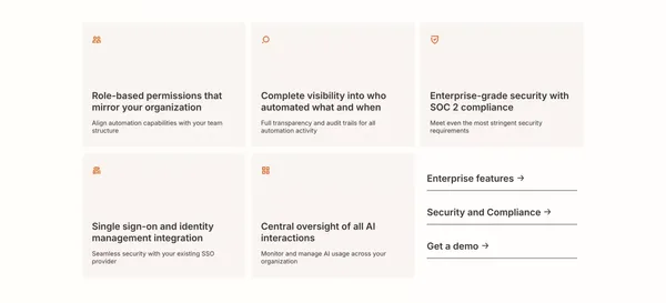Zapier: Automate AI Workflows, Agents, and Apps - Landing design inspiration