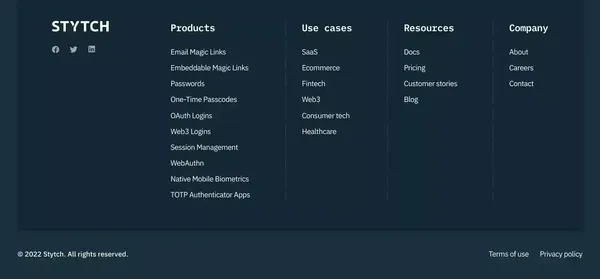All-in-one platform for authentication and identity management | Stytch - Landing design inspiration