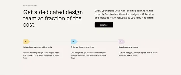 Design Subscription - Double Makers - Landing design inspiration