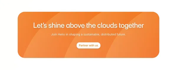 Helio: Powering a Brighter Cloud - Product page design inspiration