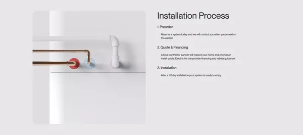 Electric Air | Heat Pumps - Landing design inspiration