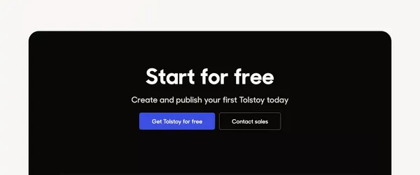 Add video commerce to your site with 1 click | Tolstoy - Landing design inspiration