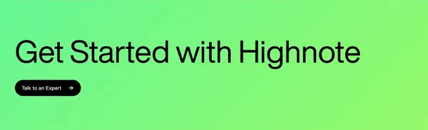 Platform – Highnote - Landing design inspiration