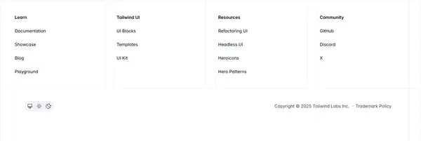 Tailwind CSS - Rapidly build modern websites without ever leaving your HTML. - Landing design inspiration