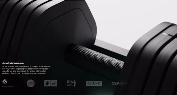 Kabata | The World's First AI-Powered Dumbbells - Landing design inspiration