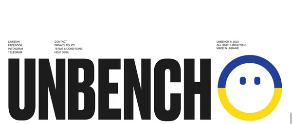 Unbench - Landing design inspiration