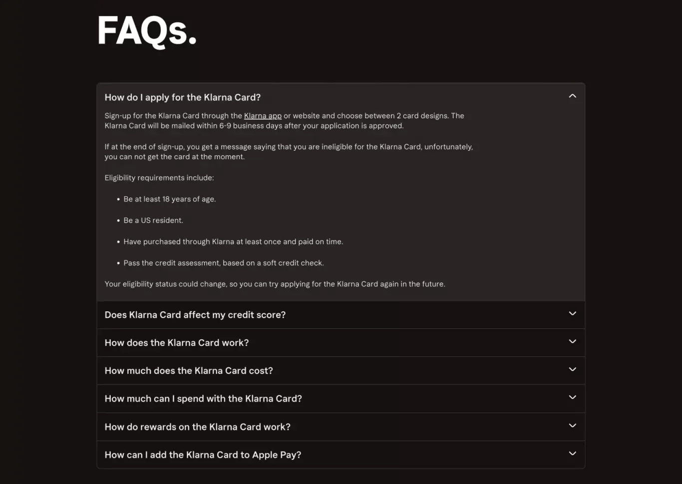 FAQ