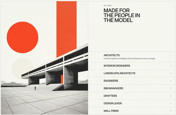 Heron AI | Works inside your design tools - Landing design inspiration