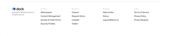 Dock - Revenue enablement that customers love - Landing design inspiration