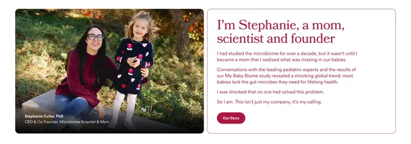 Persephone Biosciences - Ecommerce design inspiration