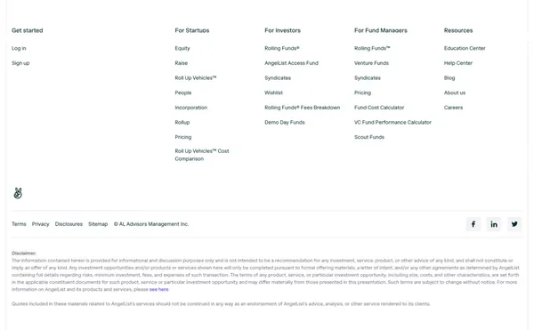 Build, Lead, Invest | AngelList - Landing design inspiration