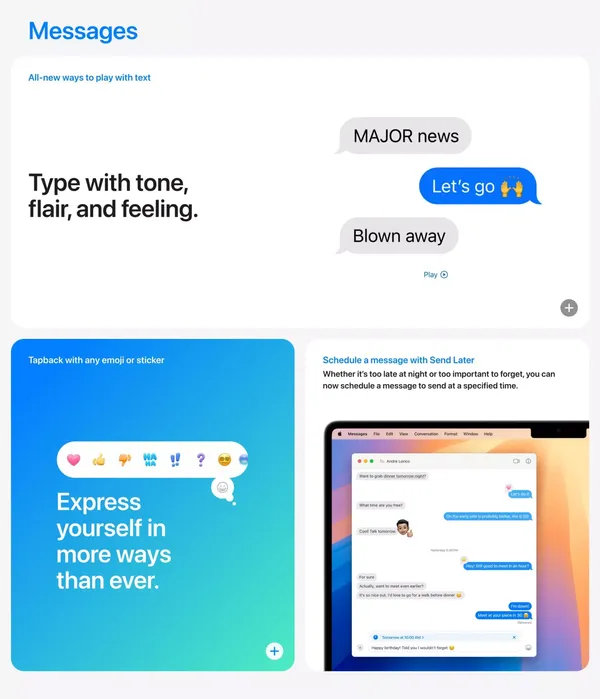 macOS Sequoia Preview - Apple - Landing design inspiration