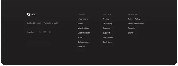 Index - Landing design inspiration