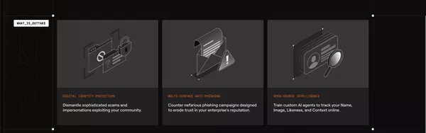 Cyber Agents for Every Digital Threat | Outtake - Landing design inspiration