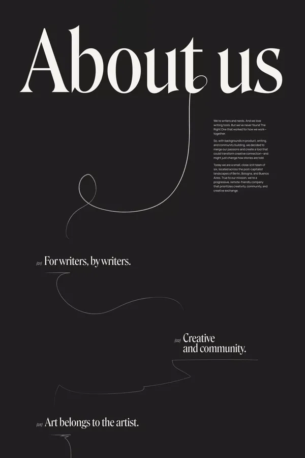 Ellipsus - Write better together - Landing design inspiration
