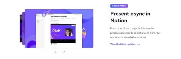 Pitch | Collaborative presentation software for modern teams - Landing design inspiration