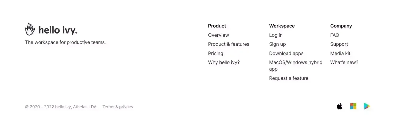 Footer