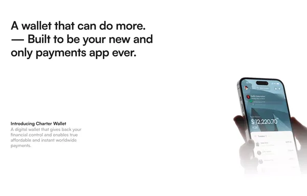 Charter — Instant & Affordable Global Payments - Landing design inspiration
