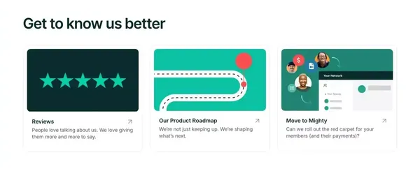 Mighty Networks | Community Platform, Courses & Memberships - Landing design inspiration