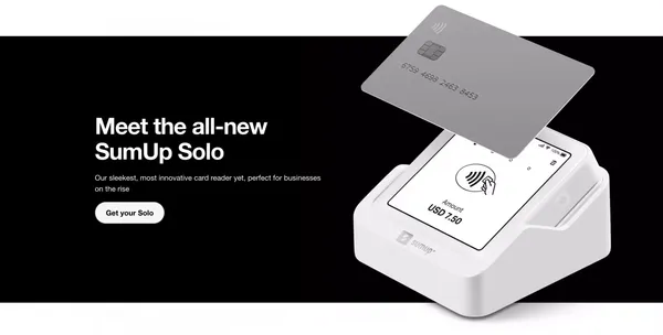 SumUp Card Readers for Small Businesses | Accept Credit, Debit and Contactless Payments - Landing design inspiration