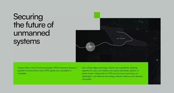 THESEUS - Landing design inspiration
