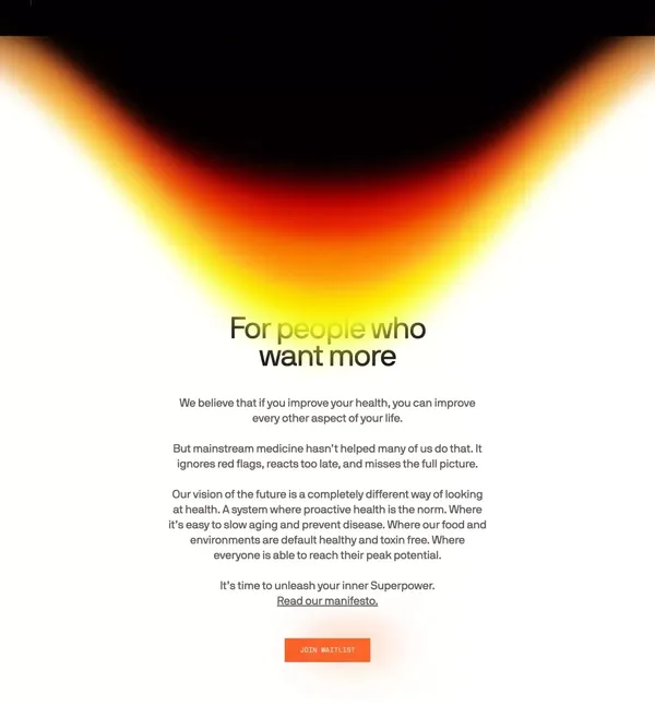 Superpower - Landing design inspiration