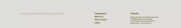 Equip | The all-in-one financial planning platform for employees - Landing design inspiration