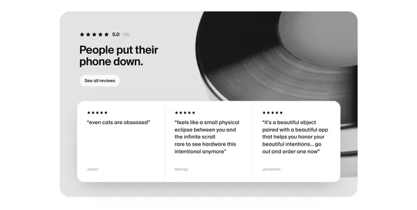 Norma — Block distracting apps by scanning a steel disc - Landing design inspiration