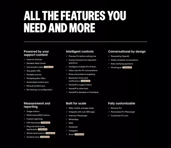 Resolve 50% of customer support questions. Instantly - Landing design inspiration