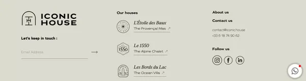 Iconic House - Landing design inspiration