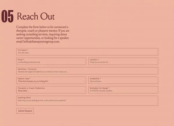 LGBTQ Counseling & Gender Therapy | The Expansive Group - Landing design inspiration